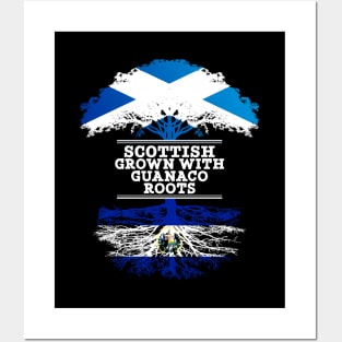 Scottish Grown With Guanaco Roots - Gift for Guanaco With Roots From El Salvador Posters and Art